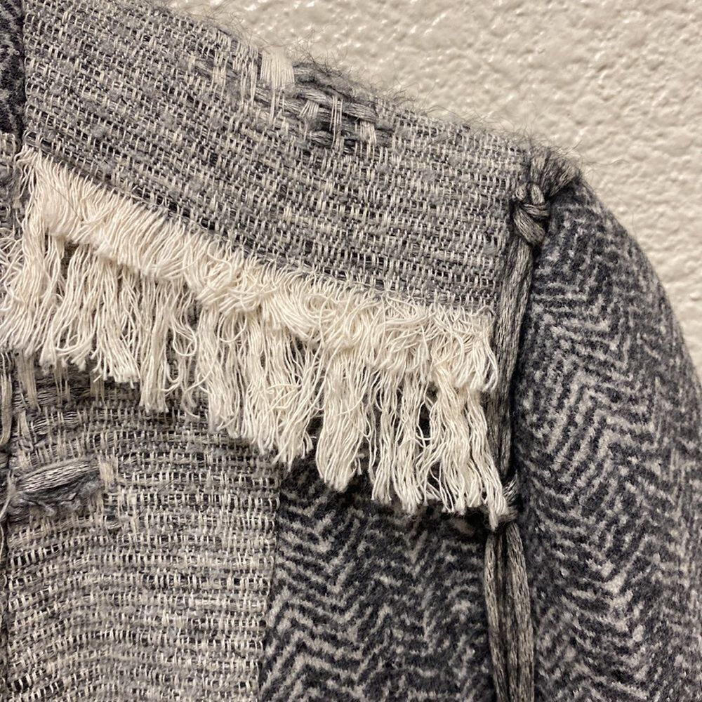 Kobi Halperin Textured Fringe Blazer Small - Picture 4 of 6